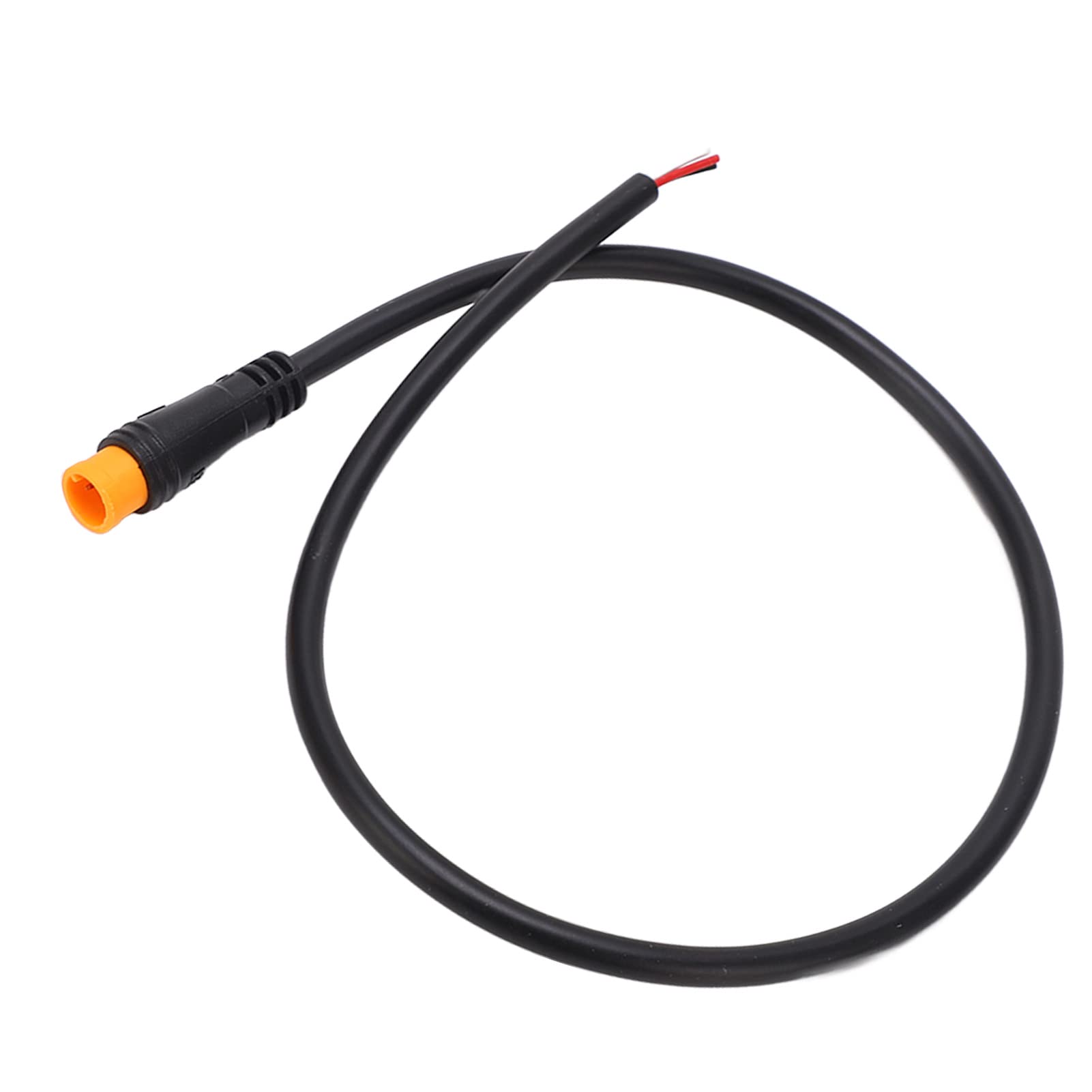 Durable Electric Bike Extension Cable 3 Wire Throttle Brake Sensor Extension Cable Replacement (Male Connector)