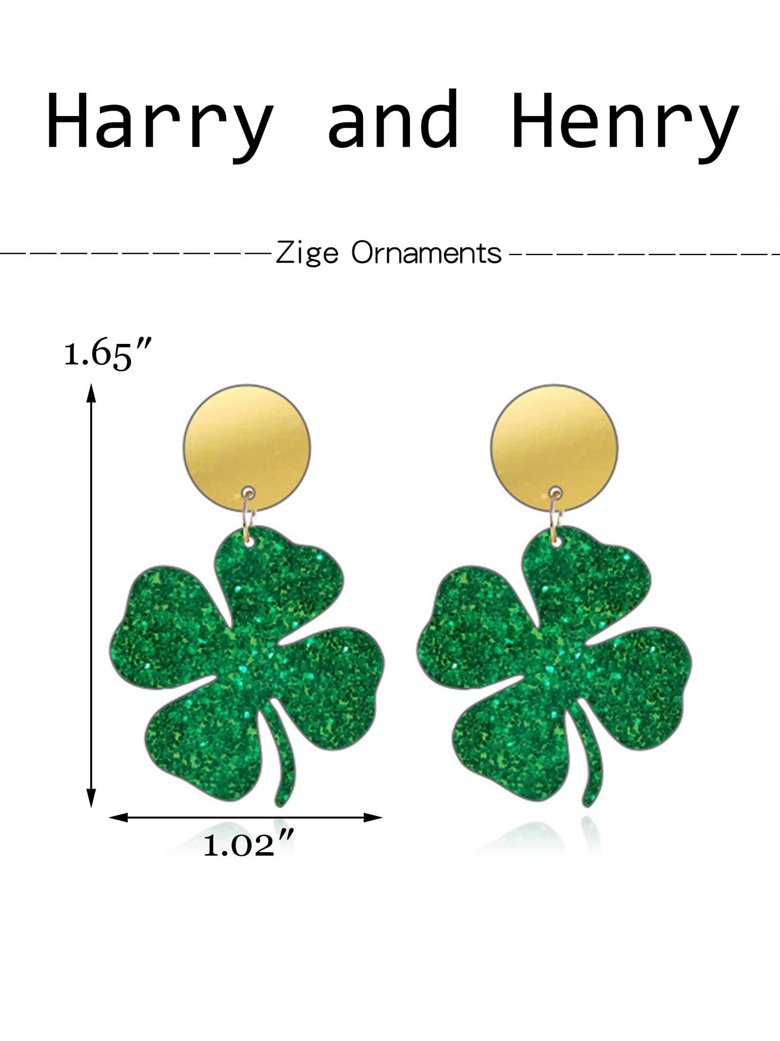 St Patricks Day Accessories Shamrock Earrings for Women St Patricks Day Earrings Acrylic Green Drop Earrings Irish Holiday Earrings Jewelry St Patricks Day Shirt Women Outfits