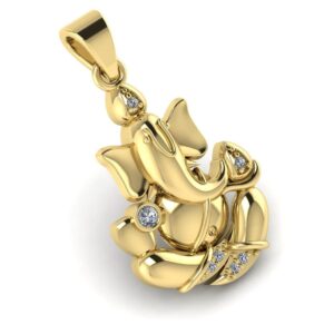 SirDaksh Lord Ganesha Hindu God Spritual of Fortune Charm Pendant