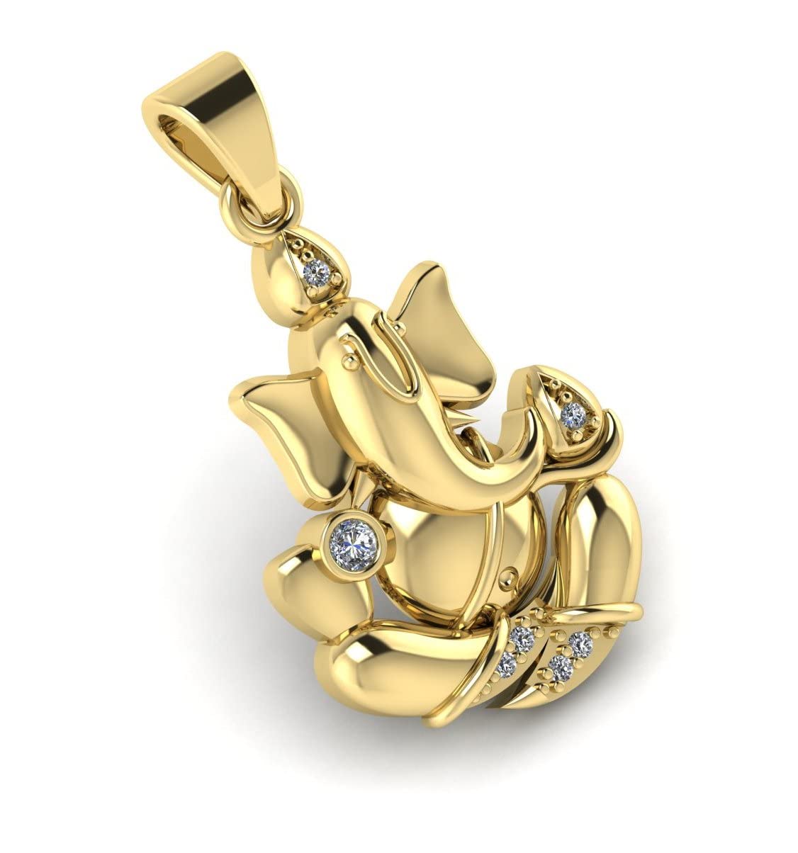 SirDaksh Lord Ganesha Hindu God Spritual of Fortune Charm Pendant