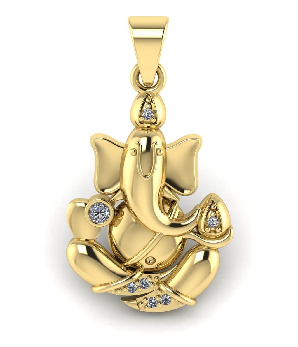 SirDaksh Lord Ganesha Hindu God Spritual of Fortune Charm Pendant