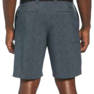 Callaway Men’s Performance Flat Front Short with Active Flex Waistband, Charcoal Caviar, 34W x 9 inch Inseam