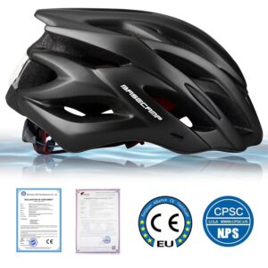 Basecamp Bike Helmet Men Women B10 (Black) + B19 (Black)