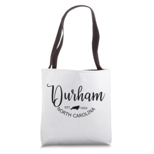 Durham North Carolina Shirt Classic Durham NC US City Tote Bag