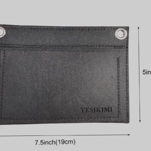 YESIKIMI MONOGRAM Clutch Conversion Kit Premium Felt Inset With 120cm Chain