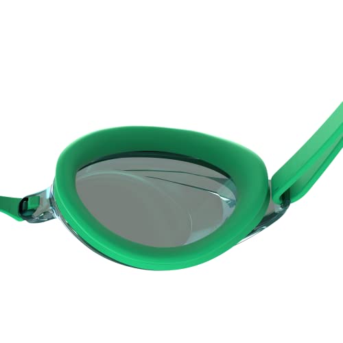 Speedo 8003195153061SZ Vanquisher 2.0 Mirrored Train Like A Team TLAT KELLY GREEN/STEEL/EMERALDMIRROR 1SZ