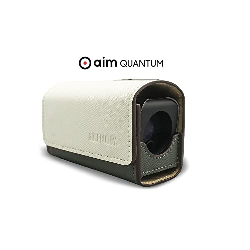 GOLFBUDDY Aim Quantum Golf Laser Rangefinder, Sleek Pocket, Easy Pin Finder Mode, Putting Range 2 to 880 Yards, Accurate & Faster Measurement, 7X Magnification, Hard Case