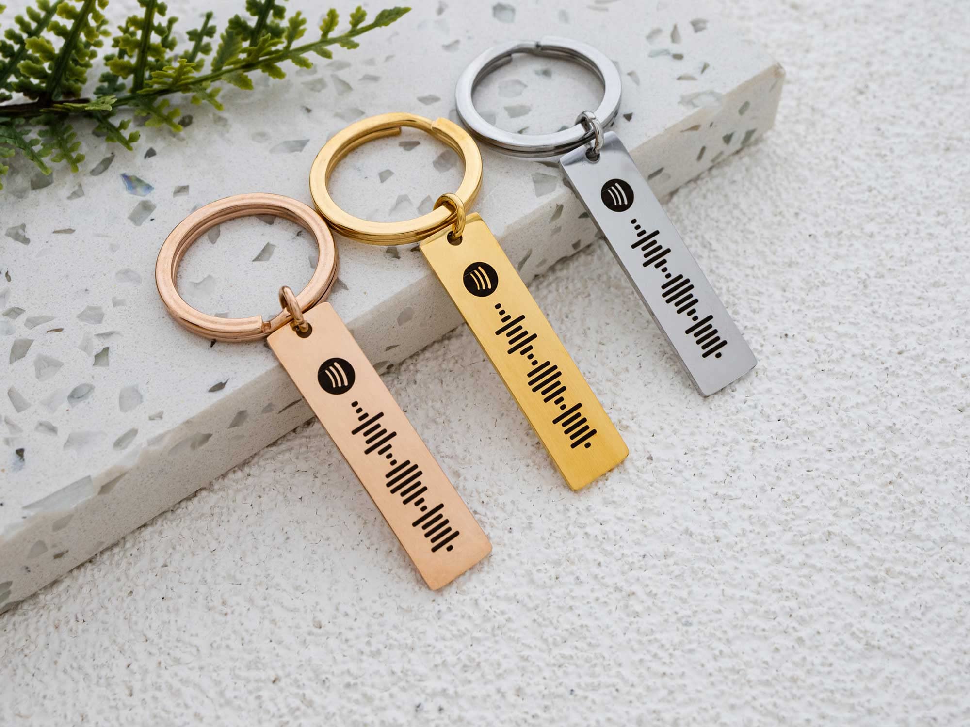 Personalized Music Code Keychain | Custom Song Code Gift | Personalized Keyring |Girlfriend Birthday Gift |Anniversary Song Code Keychain