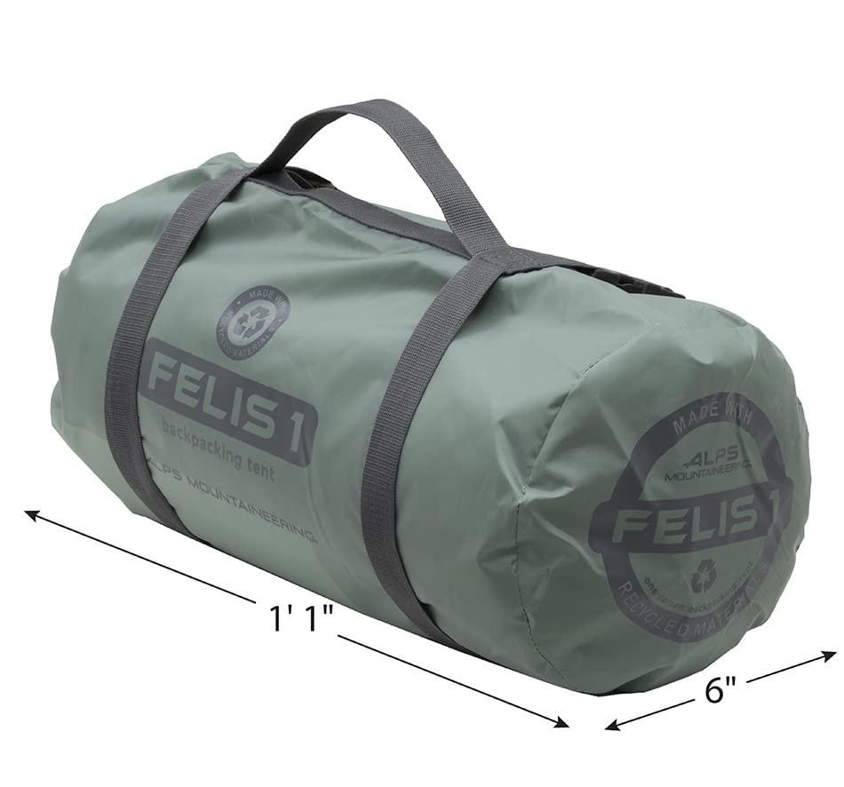 ALPS Mountaineering Felis 1-Person Tent, Recycled Materials