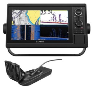 garmin 010-01740-60 gpsmap 1042xsv with gt52hw-tm transducer - 10", navionics+, sidevu, clearvu and traditional chirp