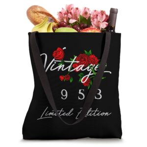 71 Year Old Gifts Vintage 1953 71th Men Women 71th Birthday Tote Bag