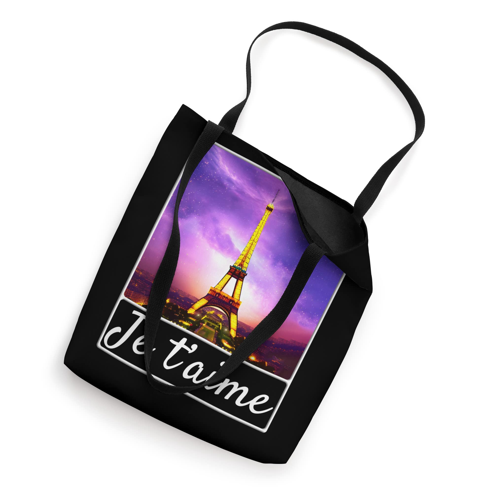 Eiffel Tower Paris France Je t'aime Tote Bag