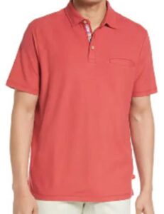 tommy bahama san aria golf polo shirt (color: dk havana, size xxl)