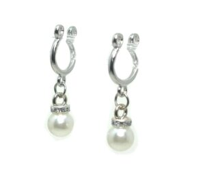 showjade peal non piercing nipple clamps clips on ring fashion sexy breasts nipple jewelry