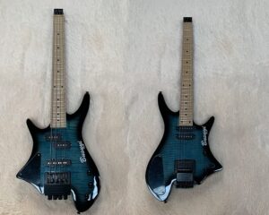 4 string bass/ 6 string lead headless tremolo busuyi guitar right