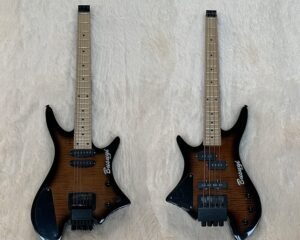 4 string bass/ 6 string lead headless tremolo busuyi guitar right