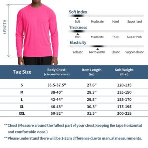 Zengjo Mens Athletic Shirts Long Sleeve(Light Blue,L)