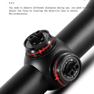 BESTSIGHT 4-16X40 Rifle Scope for Hunting,Red and Green Illuminated,SFP 4-16X Gun Scope with 20mm Mount for Long Range Shooting