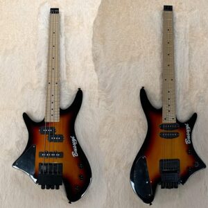 4 String Bass/ 6 String Lead Headless Tremolo Busuyi Guitar Right