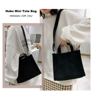 Tote Bag for Women, Small Satchel Bag Handbag Stylish Tote Handbag Corduroy Hobo Bag Fashion Shoulder Crossbody Bag