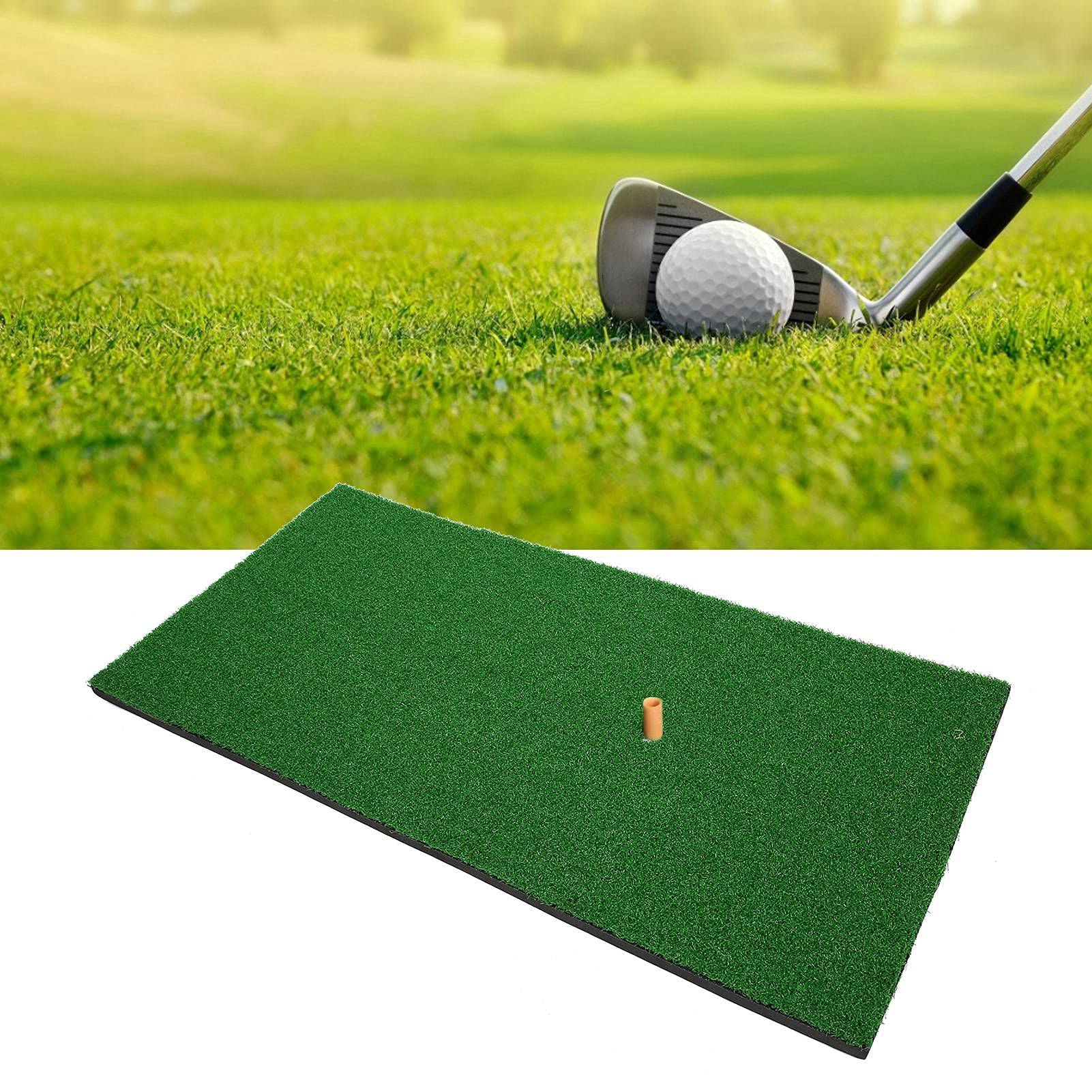 Donfafecuer Golf Practice Mat, Golf Training Mat for Swing Detection Batting. Golf Practice Mat, Golf Training Mat for Swing Detection Batting