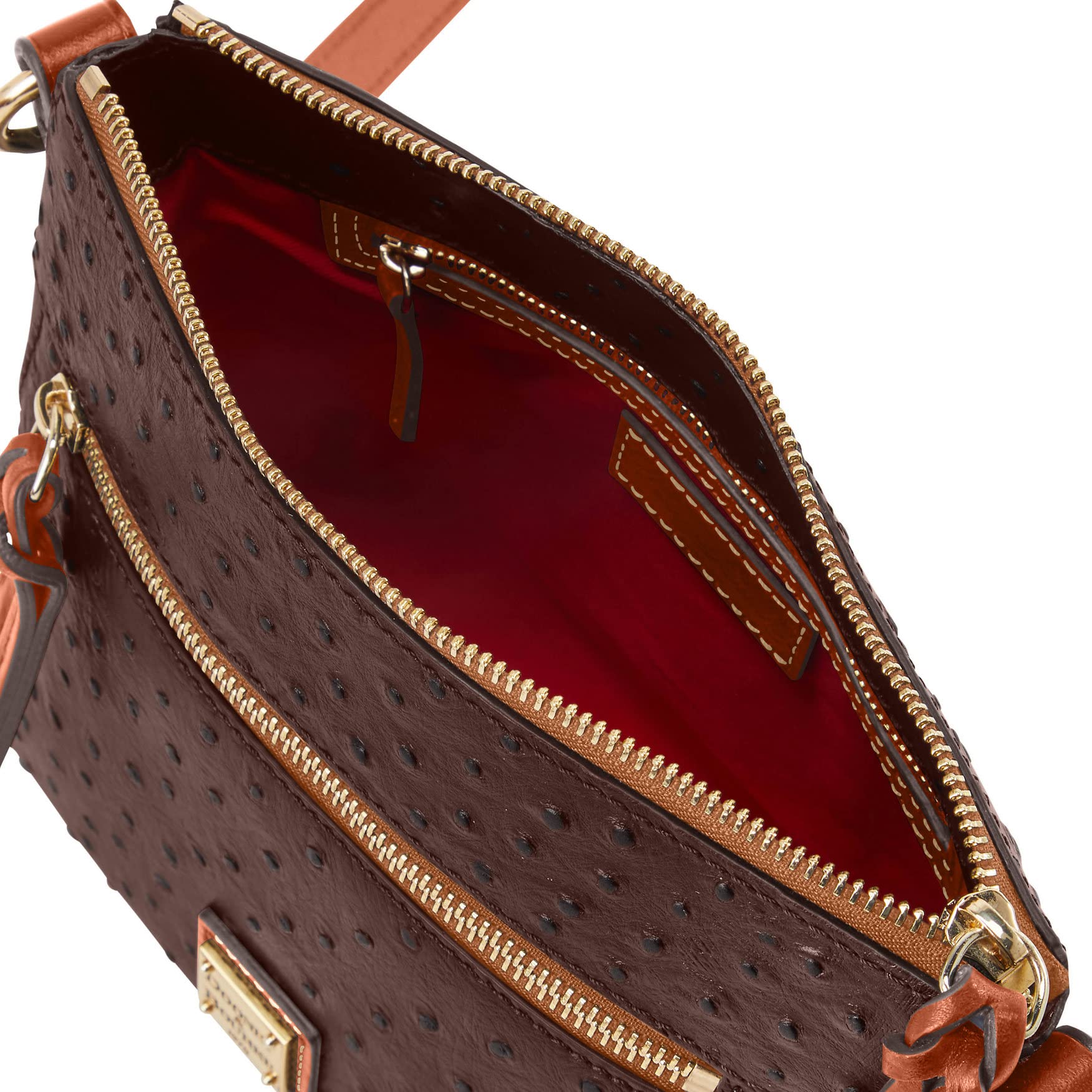 Dooney & Bourke Ostrich Allison Crossbody Shoulder Bag