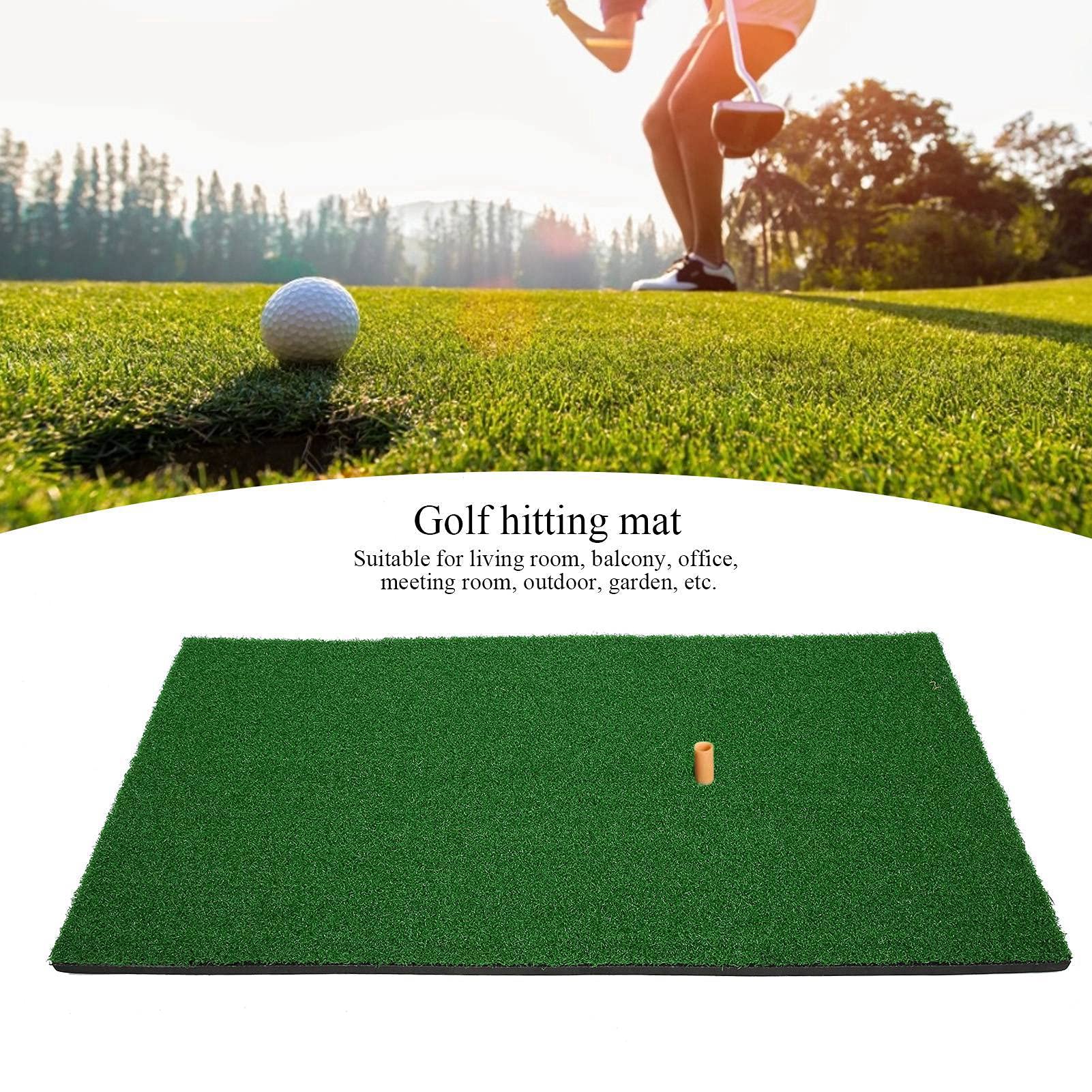 Donfafecuer Golf Practice Mat, Golf Training Mat for Swing Detection Batting. Golf Practice Mat, Golf Training Mat for Swing Detection Batting