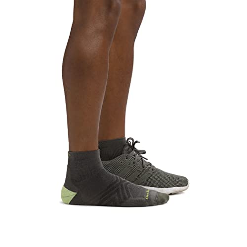 Darn Tough Men's Run 1/4 Ultra-Lightweight with Cushion Sock (Style 1040) - Dark Teal, X-Large