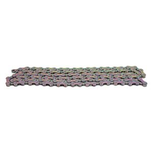 oumefar carbon steel bike chain, high rigidity fluent shifting bike accessory 980kg tensile strength strengthened shaft with chain connector for road bike sportinggoods