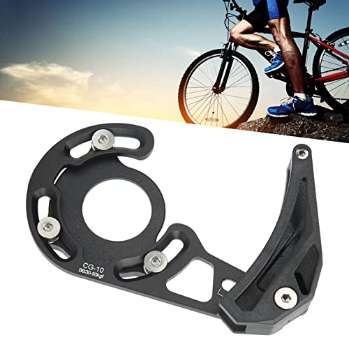 Oumefar Mount Bike Chain Guard, 7075 Aluminum Alloy High Strength Direct Mount Chain Guide Light Weight Easy Installation Fixed Chain for Road Bike Sportinggoods