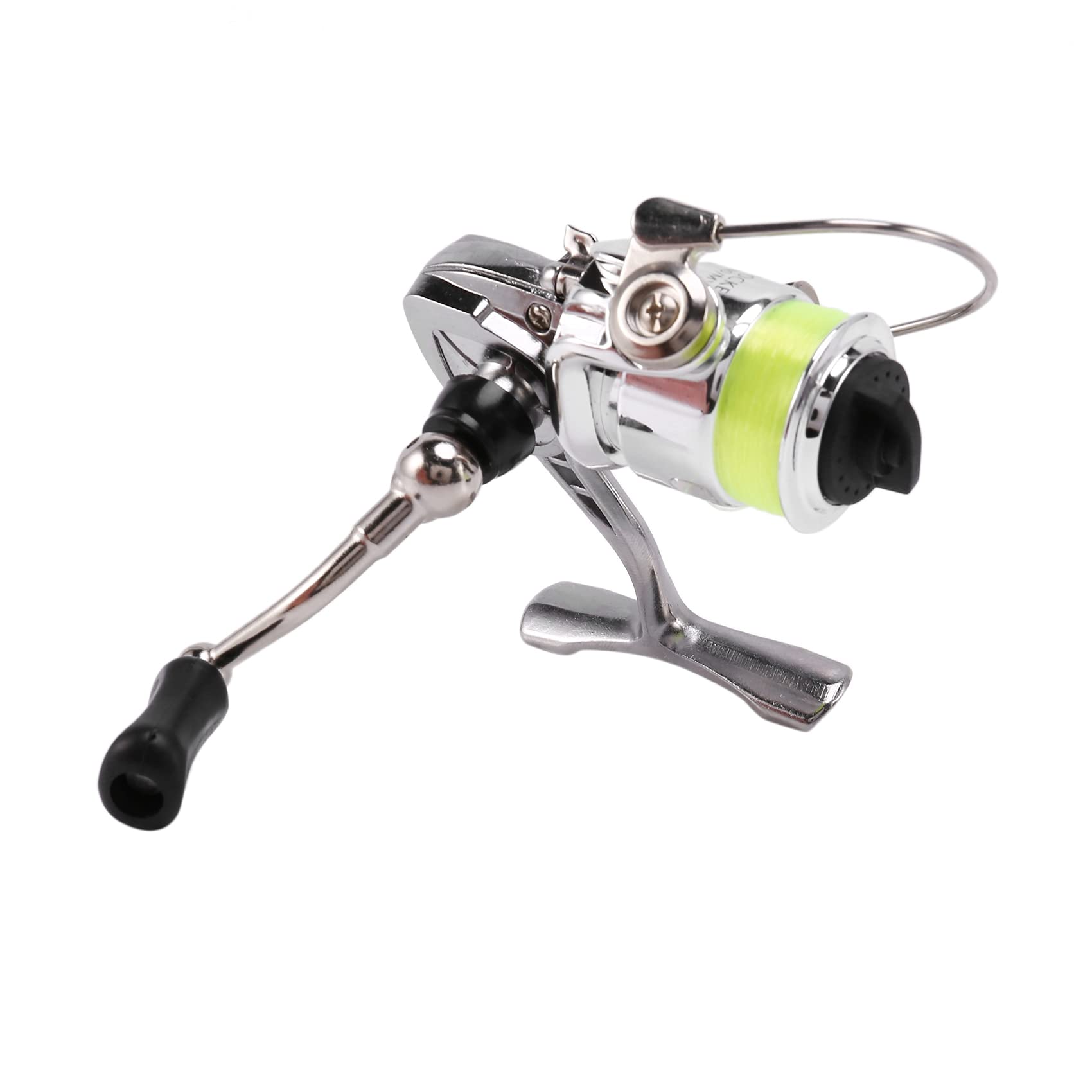 REHOC Mini 100 Pocket Fishing Reel Fishing Tackle Small Reel 4.3:1 Metal Wheel Small Reel