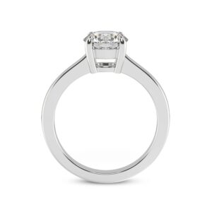 FRIENDLY DIAMONDS 1 Carat | IGI Certified Heart Shape Lab Grown Diamond Engagement Ring | 14K Or 18K in White, Yellow Or Rose Gold | Demi Four Prong Diamond Engagement Ring | FG-VS1-VS2 Quality