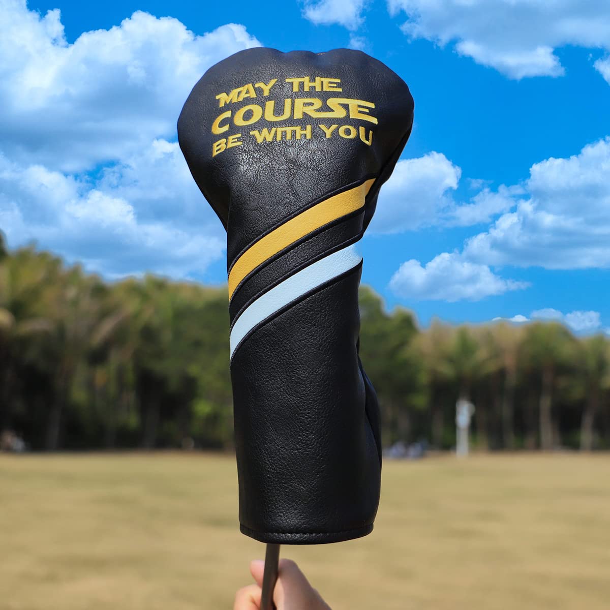 Golf Club Head Cover May The Course Be with You (for Driver(1pcs))