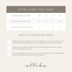 Ettika 18k Gold Plated Ring Set for Women. Ultimate Babe Stacking Ring Set. Fashion Jewelry and Accessory, 8