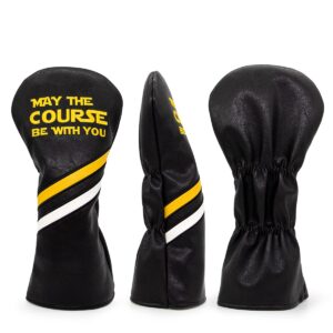 Golf Club Head Cover May The Course Be with You (for Driver(1pcs))