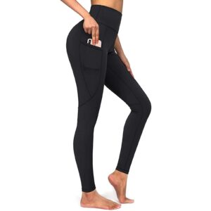 MRAFDGFB Sleep Slimmers Compression Leggings Plus Size Workout Control Pants Straight Leg Yoga Pants for Women (G-Black, XL)