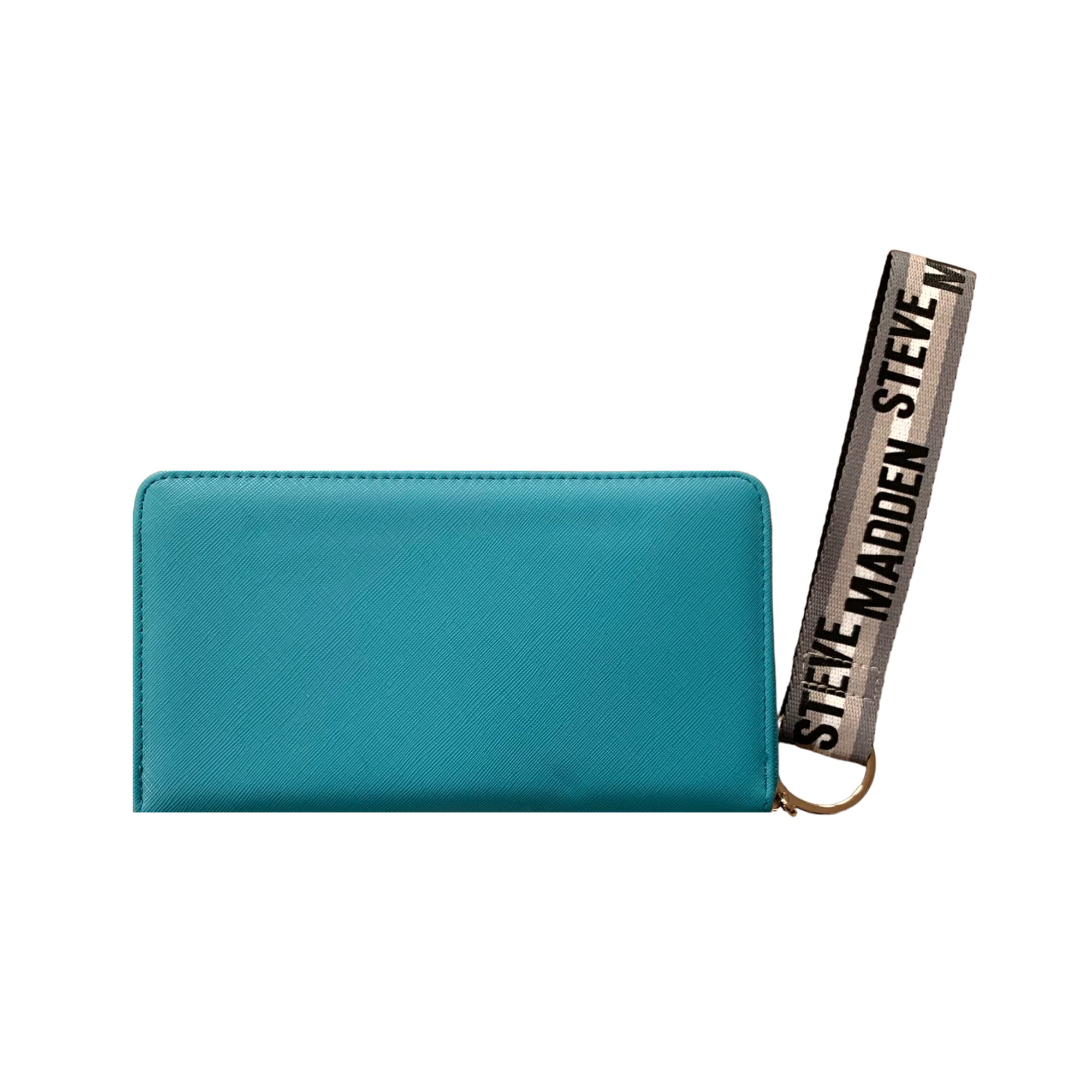 Steve Madden BZIP-WEB Wallet Wristlet (TEAL)