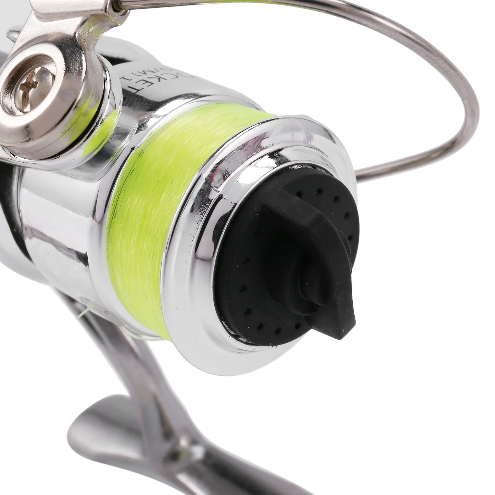 REHOC Mini 100 Pocket Fishing Reel Fishing Tackle Small Reel 4.3:1 Metal Wheel Small Reel