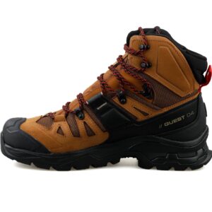 Salomon Quest 4 GTX Hiking Boots Mens Sz 10 Rubber/Black/Fiery Red