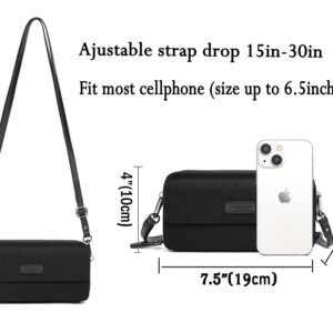 goingpei Small Crossbody Bags For Women Phone Wallet Purse Shoulder Handbags With Wristlet