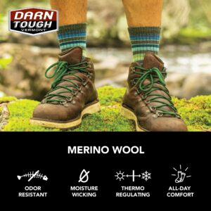 Darn Tough Men's Sunset Ridge Micro Crew Lightweight with Cushion Sock (Style 1997) - Bottle, Medium