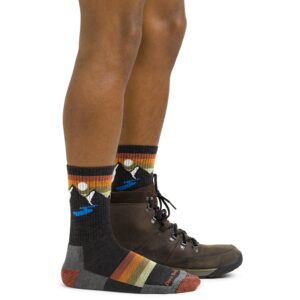 Darn Tough Men's Sunset Ridge Micro Crew Lightweight with Cushion Sock (Style 1997) - Bottle, Medium