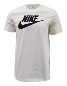 nike sportswear mens graphic t shirt (large, white/black)