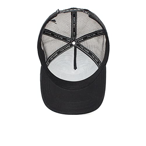 Goorin Bros. The Farm Unisex Original Adjustable Snapback Trucker Hat, Black (Lone Wolf), One Size