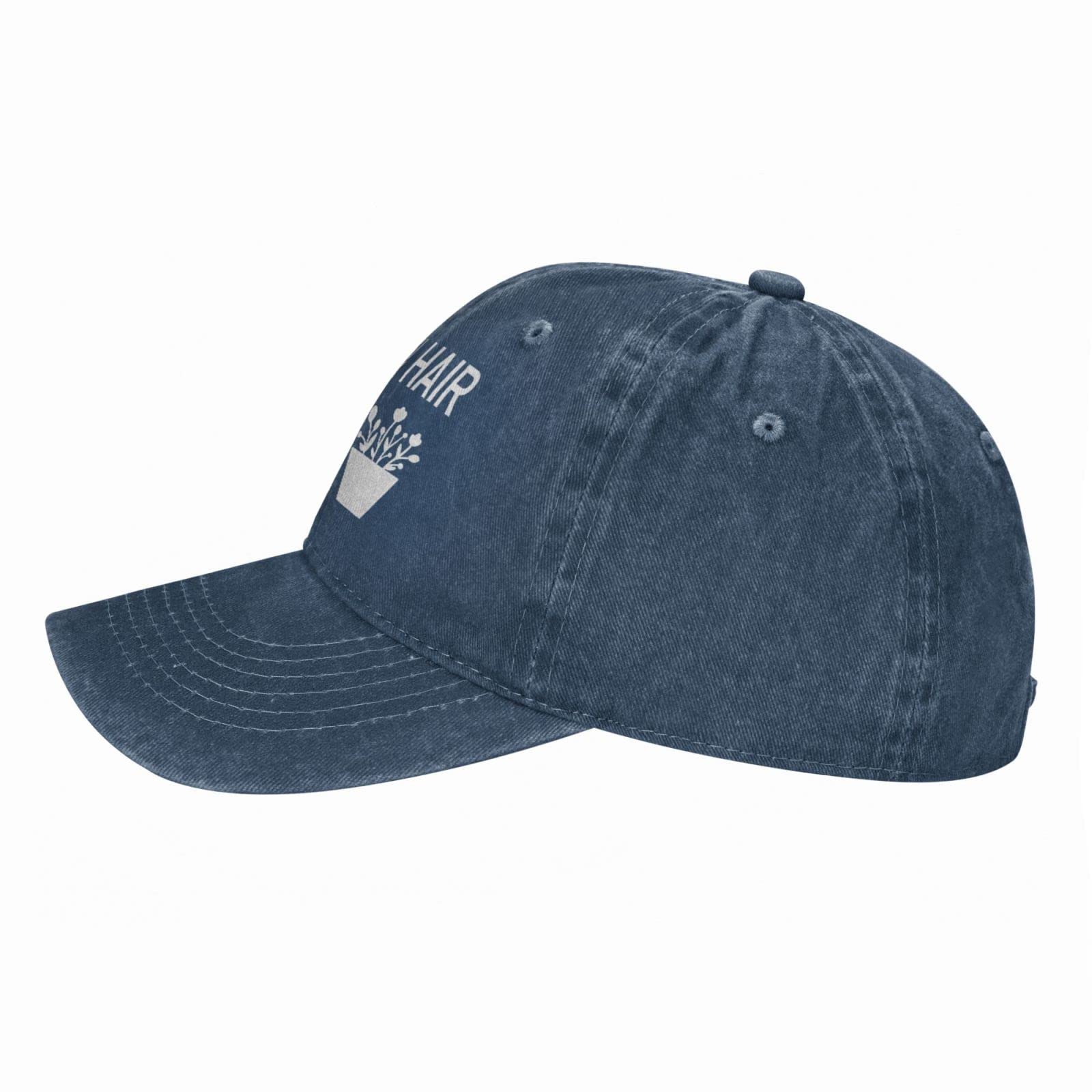 Yipaidel Women's Garden Hair Don't Care Hat, Adjustable Vintage Washed Baseball Cap for Mom Mum Aunt Navy