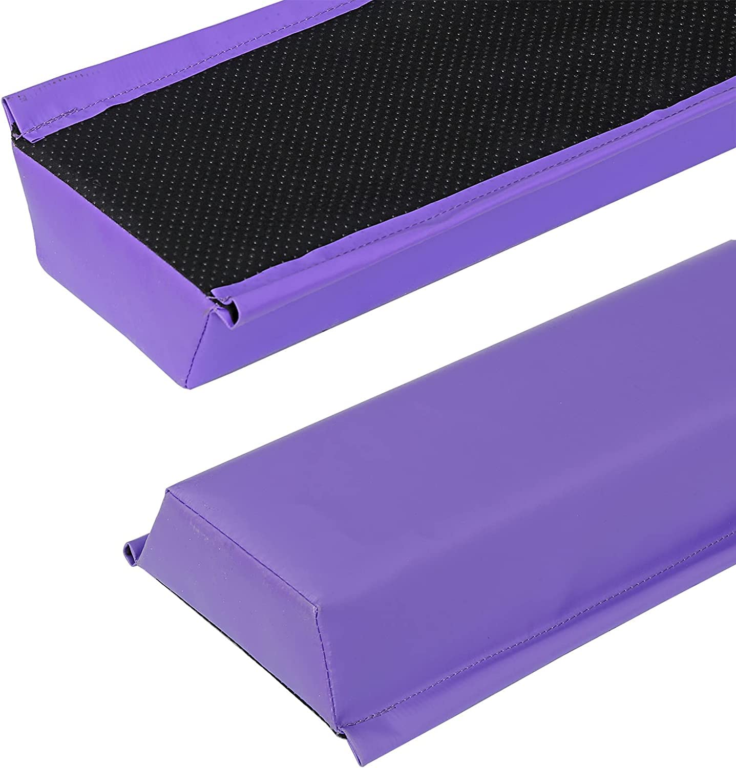 Oteymart 9FT Folding Balance Beam Extra Firm Foam Floor Gymnastic Beam Anti-Slip Base Equipment for Home Training, Kids, Adults