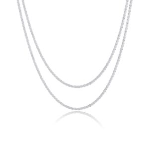 JECOMY Dainty Gold Layered Necklaces for Women 18K Gold Plated Stacked Herringbone Choker Necklace Coin Pendant Snake Chain Necklace Trendy Rope Paperclip Layering Necklace Set for Women