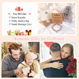 UPROMI Mothers Day Gifts for Girlfriend Unique Gift Ideas Cute Things for Girlfriends Best Romantic Anniversary Sweetest I Love You Gifts for Her Women Teenage Girlfriend Bracelet