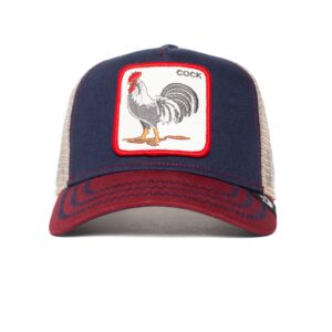 Goorin Bros. The Farm Unisex Original Adjustable Snapback Trucker Hat, Navy (The Cock), One Size