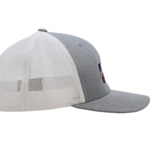 Trucker Hat - Texas Flag (Heather Gray/White)